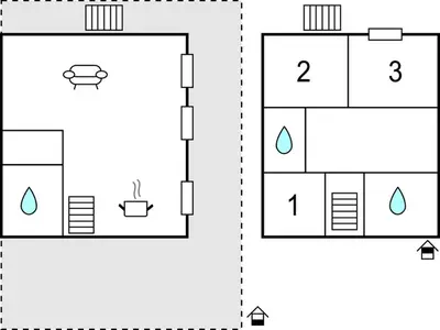 Planimetria di Stunning Home In Zoagli With Wifi