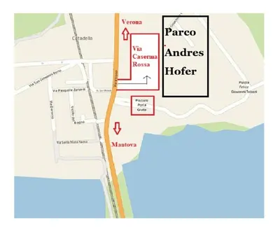 Planimetria di Appartamento trilo fronte Parco con parking e uso bici gratis Check out h18
