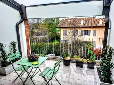 Balcone o terrazza di Les Maisons des Fleurs