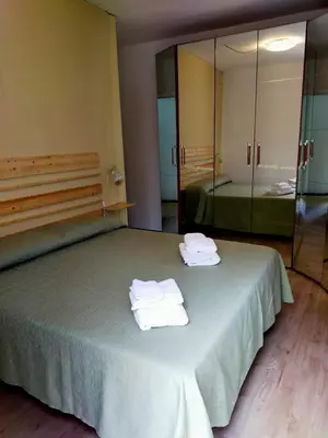 Letto o letti in una camera di Molo Giano