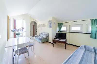 Area soggiorno di 124 - Casa con Terrazza Sestri- 15Minuti a piedi dal Centro