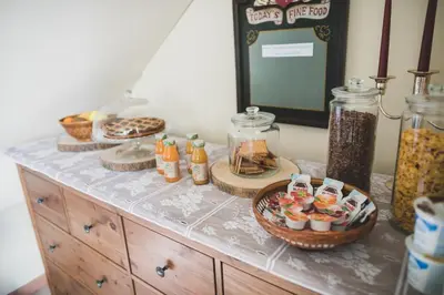 Cibo presso il bed & breakfast o nelle vicinanze