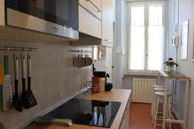 Cucina o angolo cottura di Appartamento Zanén, vicino a Cremona fiere e centro storico