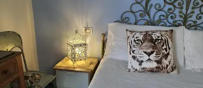 Letto o letti in una camera di Una finestra sul mare accanto alle 5 Terre