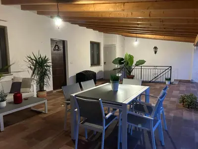 Area soggiorno di B&B Il Fienile
