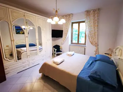 Letto o letti in una camera di La Casa di Lice