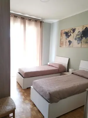 Letto o letti in una camera di Ca' Beppino