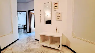 TV o dispositivi per l'intrattenimento presso Casa Marina - Spacious Home in Rapallo