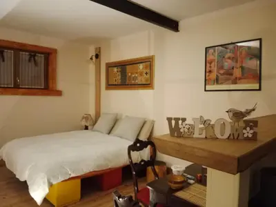 Letto o letti in una camera di B&B Max & Lory